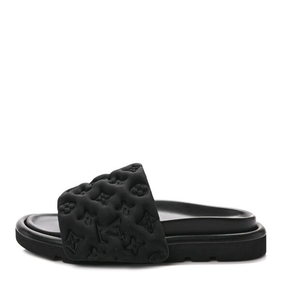 Louis Vuitton Monogram Pool Pillow Slide Mules - Picture 1 of 9